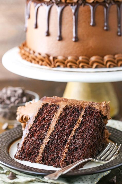 The Best Chocolate Cake Recipe, Best Moist Chocolate Cake, Life Love And Sugar, Best Chocolate Cake Recipe, The Best Chocolate Cake, Chocolate Cake Recipe Moist, Amazing Chocolate Cake Recipe, Chocolate Cake Recipe Easy, Homemade Chocolate Cake