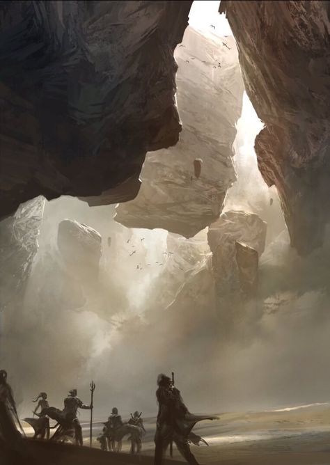 Kekai Kotaki, Guild Wars, 다크 판타지, Fantasy Setting, Fantasy Places, Matte Painting, Fantasy Art Landscapes, Fantasy Concept Art, Rock Formations