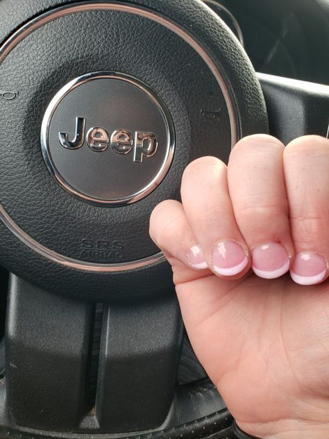 Nude Nails With Gold Accent, Nails With Gold Accent, Nude Nails With Gold, Square Oval Nails, Unicorn Top, Pink Chrome Nails, Baby Pink Nails, Sally Hansen Miracle Gel, Light Pink Nails