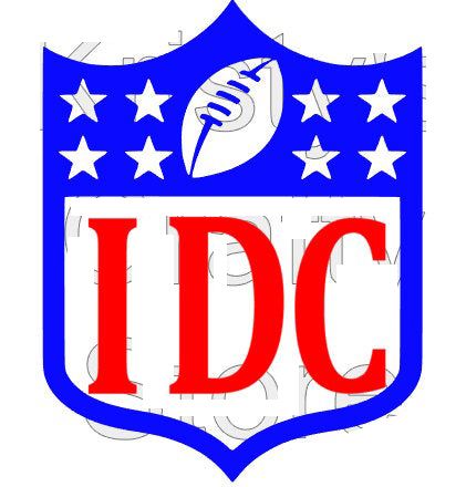 Super Bowl Cricut Ideas, Super Bowl Svg Free, Nfl Logos For Cricut, Free Svg Files For Cricut Templates Football, Idc Football Shirt, Free Football Outline Svg Files For Cricut, Logo Shield, Nfl Idc Shirt, Personalized Gift Ideas