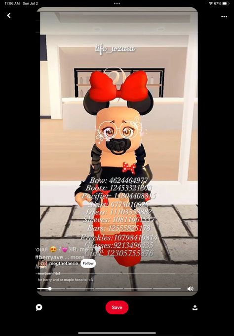 Pacifier Codes Berry Ave, Roblox Berry Avenue Code, Berry Avenue Code, Berry Codes, Mickey Mouse Outfit, Cc Folder, Mouse Outfit, Minnie Mouse Outfits, Mouse Costume