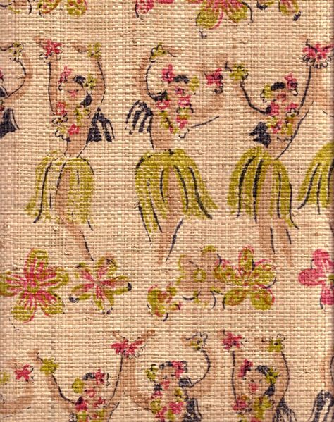 Hula Hawaii Images, Vintage Hawaiian Decor, Tiki Style, Tiki Art, Hawaiian Decor, Vintage Aloha, Hawaiian Art, Hawaiian Theme, Jack And Jill Bathroom