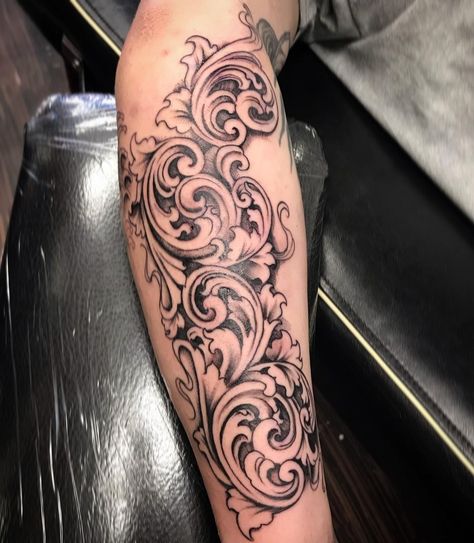 Filagree Design Tattoo Outline, Filigree Tattoo Women, Baroque Tattoo, Antler Tattoo, Colorado Tattoo, 2023 Tattoo, Catholic Tattoos, Filigree Tattoo, Tattoo Maker