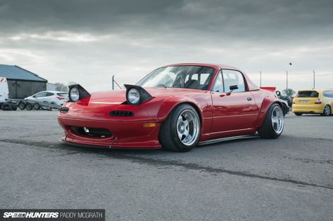 The Intent & Purpose Of A Rocket Bunny MX-5 - Speedhunters Miata Rocket Bunny, Mx5 Drawing, Mazda X5, Old Japanese Cars, Miata Car, Mx5 Mk1, Mazda Roadster, Rocket Bunny, Mazda Mx5 Miata