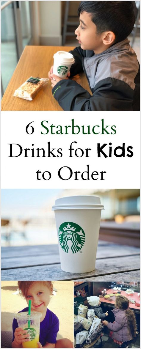 6 Starbucks Drinks for Kids to Try Starbucks Kids Drinks, Starbucks Drinks For Kids, Drinks For Kids, Healthy Starbucks Drinks, Winter Drink, Starbucks Secret Menu Drinks, Starbucks Menu, Healthy Starbucks, Starbucks Barista