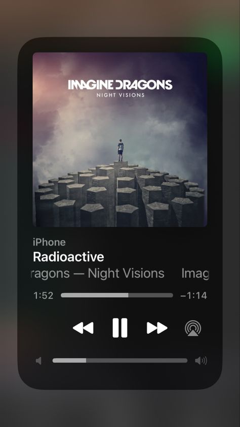 Spotify Imagine Dragons Songs, Imagine Dragons Radioactive, Music Poster Ideas, Fav Song, Poster Ideas, Imagine Dragons, Music Poster, Songs, Iphone