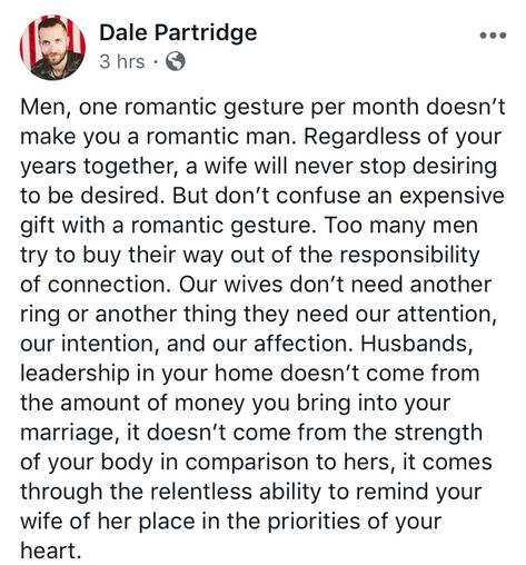 Daley Wisdom, Traditional Masculinity, Dale Partridge, Marriage Advice Quotes, To My Future Husband, Biblical Marriage, Relationship Lessons, Christian Relationships, Godly Relationship