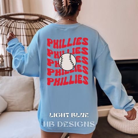 Baseball Sweatshirts, Retro Baseball, Gildan Sweatshirt, Gildan Sweatshirts, Sweatshirt Vintage, Kansas City Royals, Philadelphia Phillies, Texas Rangers, Vintage Sweatshirt