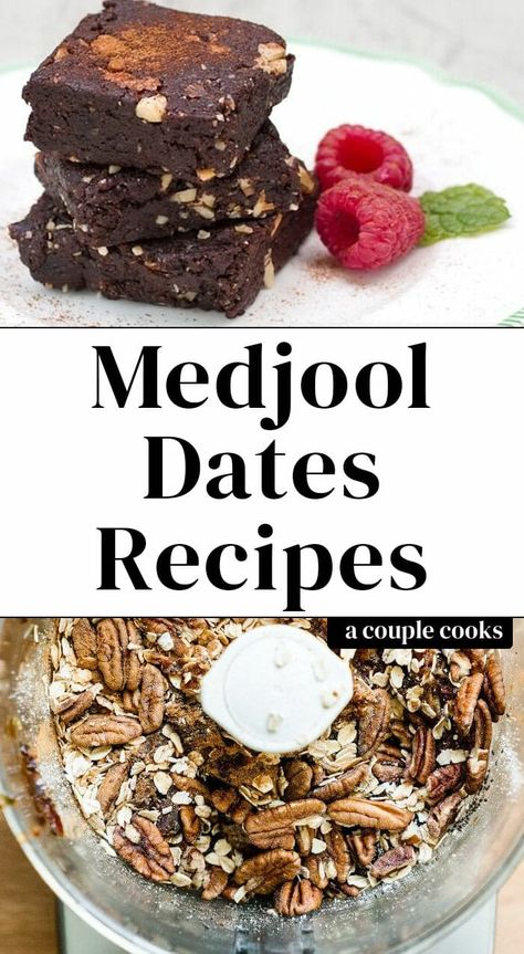 Medjool Date Recipes Healthy, Medjool Dates Recipes, Medjool Date Recipes Desserts, Sirt Recipes, Healthy Chocolate Milkshake, Dates Recipes, Date Recipes Desserts, Shakes Healthy, Date Brownies