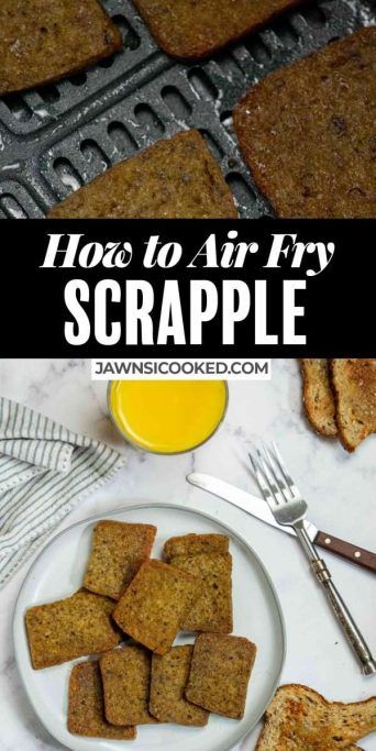 Scrapple Recipe, Easy Breakfast Casserole Recipes, Air Fryer Recipes Snacks, Breakfast Casserole Easy, Air Fryer Dinner Recipes, Brunch Dishes, Easy Homemade Recipes, Easy Brunch, Air Fryer Recipes Easy