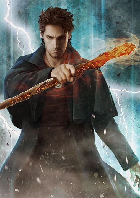 Harry / The Dresden Files by Mika-Blackfield The Dresden Files, Dresden Files, Fantasy Wizard, World Of Darkness, Dungeons And Dragons Characters, Fantasy Male, Modern Fantasy, Urban Fantasy, Fantasy Inspiration