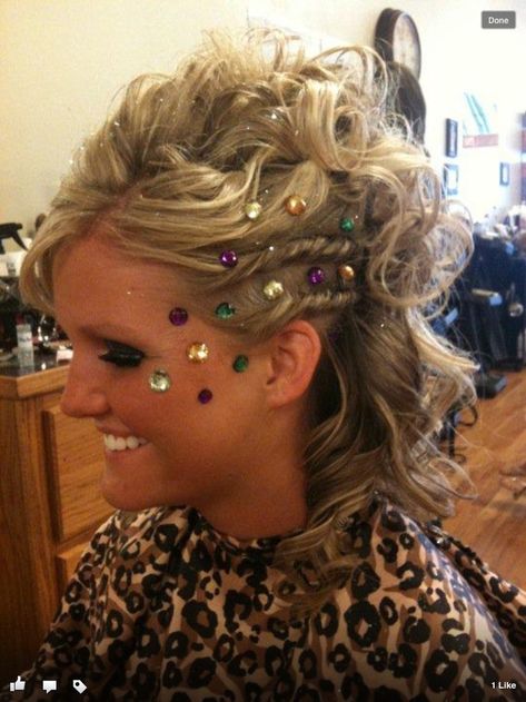 Mardi Gras Hair Styles, Mardi Gras Hairstyles Updo, Mardi Gras Ball Hairstyles, Mardi Gras Hairstyles, Big Updo, Mardi Gras Makeup, Mardi Gras Ball, Mardi Gras Wedding, Tan Skin Blonde Hair