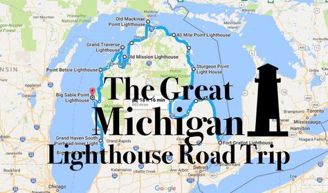 The Lighthouse Road Trip On The Michigan Coast That's Dreamily Beautiful Lighthouse Road Trip, Lake Michigan Lighthouses, Michigan Lighthouses, Ludington State Park, Michigan Adventures, Michigan Road Trip, Mackinaw City, Michigan Vacations, Scenic Roads