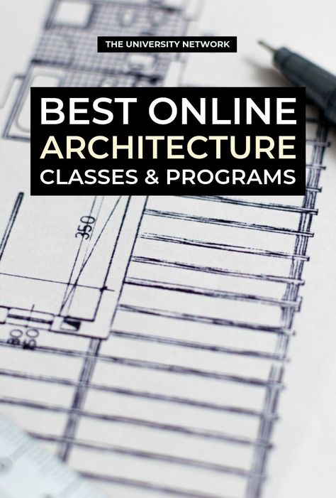 Here are the best online classes & programs for #architecture! Learn Architecture, Architecture Software, Architecture Career, College Survival Guide, Online Architecture, College Club, College Resources, Architecture Program, Education Tips