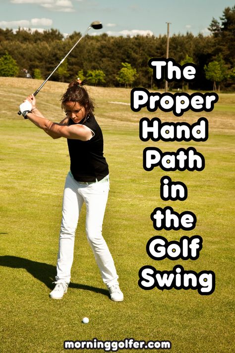 Most golfers don’t realize that a proper hand path is the key to a better downswing. In here, i will guide you how to start correctly using proper hand path in the golf swing. Follow me to learn how to become a better golfer! #golfswing #golfswingtips #golfswings #golftipsswings #golftraining #golflessons Golf Downswing, Golf Training, Golf Lessons, Golf Tips, Golfers, Golf Swing, To Learn, To Start, Follow Me