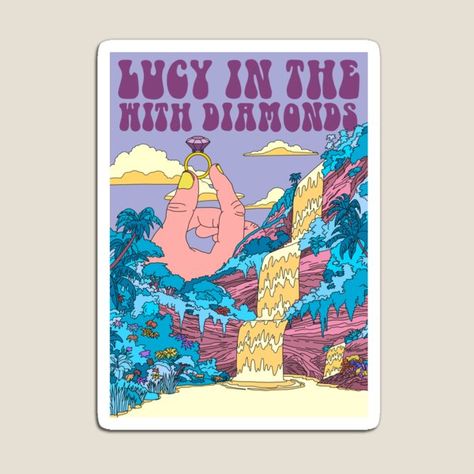 Beatles Lucy In The Sky With Diamonds, Lucy In The Sky With Diamonds Art, Lucy In The Sky With Diamonds Tattoo, Lucy In The Sky With Diamonds, Beatles Bedroom, Wallpaper Songs, Tangerine Tree, Song Tattoos, Beatles Lyrics