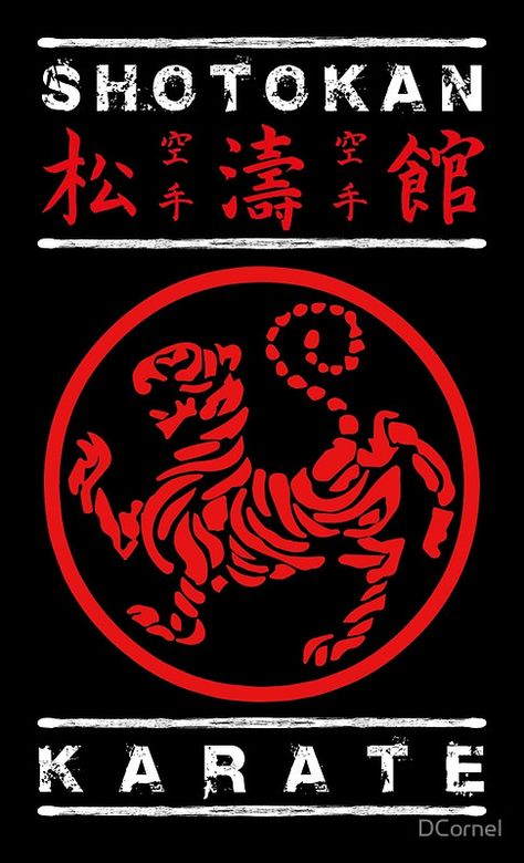 Shotokan karate available on shirts, posters, phone cases and more Karate Techniques, Shotokan Karate Kata, Krav Maga Kids, Kempo Karate, Karate Quotes, Karate Styles, Karate Kata, Karate Dojo, Learn Krav Maga