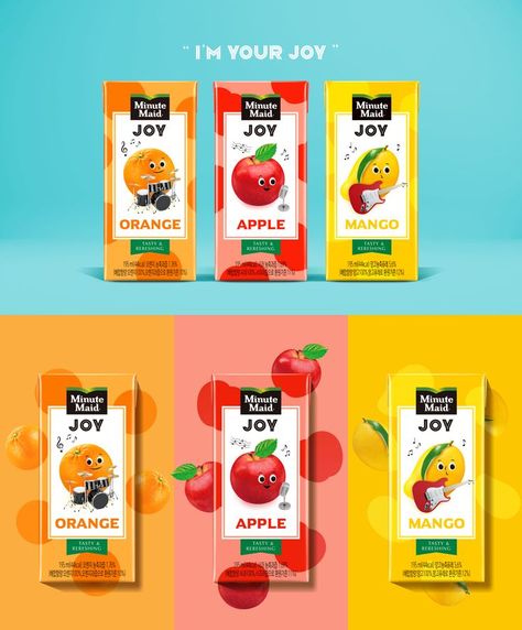 Kids Juice Packaging, Mango Packaging, Juice For Kids, Apple Packaging, Japanese Candy Snacks, Kids Packaging, Apple Snacks, Kids Juice, Juice Packaging