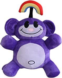 Amazon.com: Rainbow Monkey Plush,12" KND Rainbow Monkey Plushies Peluches Stuffed Animal Doll Toys,Kids Birthday Party Favor Preferred Gift for Holidays,Birthdays (Purple) : Toys & Games Knd Rainbow Monkey, Object Refrences, Monkey Plushies, Purple Toys, Rainbow Monkey, Monkey Stuffed Animal, Party Favors For Kids Birthday, Monkey Plush, Toys Kids