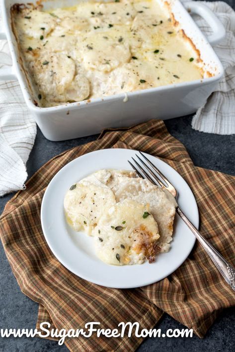 Low Carb Turnips Au Gratin Turnips Au Gratin, Au Gratin Recipes, Low Carb Veggies, Dish Ideas, Potatoes Au Gratin, Low Carb Meal Plan, Sugar Free Low Carb, Low Carb Sides, Lchf Recipes