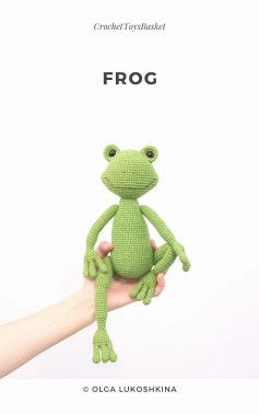 FROG, Long-legged frog crochet pattern Crochet Frog Free Pattern, Lilly Doll, Frog Crochet Pattern, Frog Crochet, Mouse Outfit, Lalaloopsy Dolls, Unicorn Doll, Crochet Frog, Striped Cat