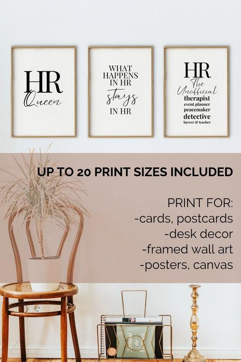 HR Coworker Gift Poster Bundle HR Office Decor Women Office - Etsy Canada Hr Office Decor, Human Resources Quotes, Human Resources Humor, Hr Office, Office Decor Women, Office Decor For Women, Hr Manager, Manager Quotes, Funny Quote Prints