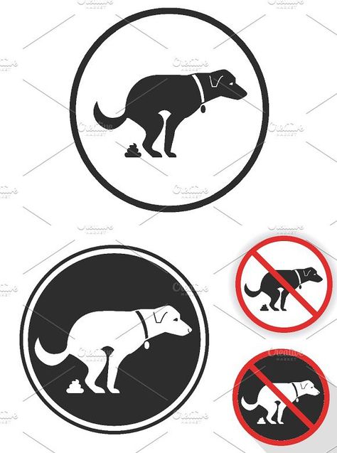 Toilet Icon, Poo Poo, Dog Poo, Dog Toilet, Dog Magnets, Bazaar Ideas, Design Silhouette, Cricut Tips, Animal Illustrations