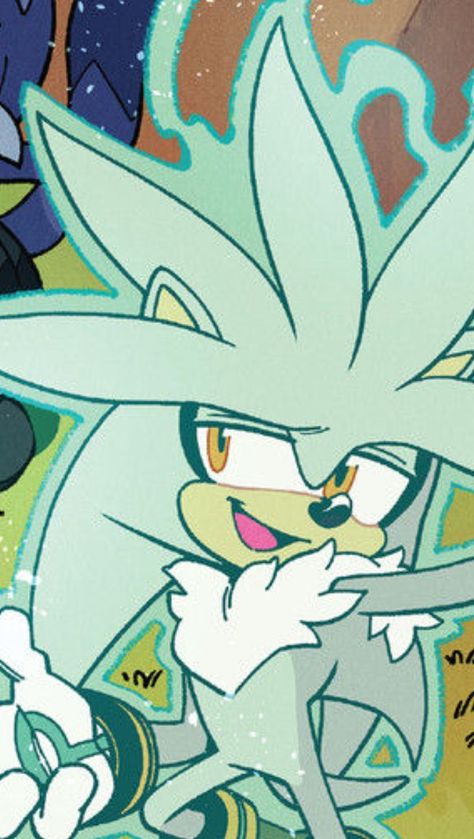 Silver The Hedgehog Banner Gif, Silver Fanart Sonic, Espilver Fanart, Silver The Hedgehog Cute, Silver The Hedgehog Idw, Silver The Hedgehog Pfp, Silver The Hedgehog Fanart, Sonic Silver, Silver Sonic