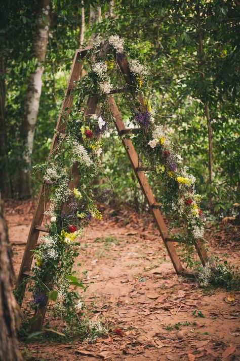 Rustic Wedding Arch, Ladder Wedding, Metal Ladder, Wedding Arch Rustic, Wedding Arch, Wedding Backdrop, Rustic Wedding, Wedding Ceremony, Arch