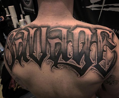 SAVAGE - from the Detroit show this weekend 🙏🏼thanks to everyone for all the kind words and support I get when I’m out doing shows on the road. Although I can’t spend as much time as I’d like to talking to everyone. The support doesn’t go unnoticed. 🙏🏼 Savage Tattoo For Men, Savage Tattoo Lettering, Angel Wings Tattoo On Back, Savage Tattoo, Typographic Tattoo, Wing Tattoos On Back, James Jones, Saved Tattoo, Sigil Tattoo