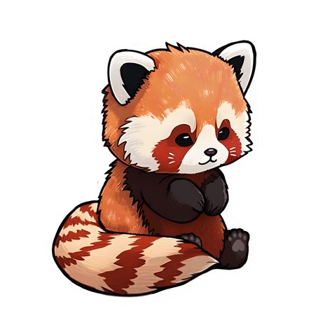 Red Panda Illustration, Red Panda Cartoon, Cute Panda Drawing, Red Panda Cute, Panda Illustration, Panda Tattoo, Panda Drawing, Images Kawaii, Animal Doodles