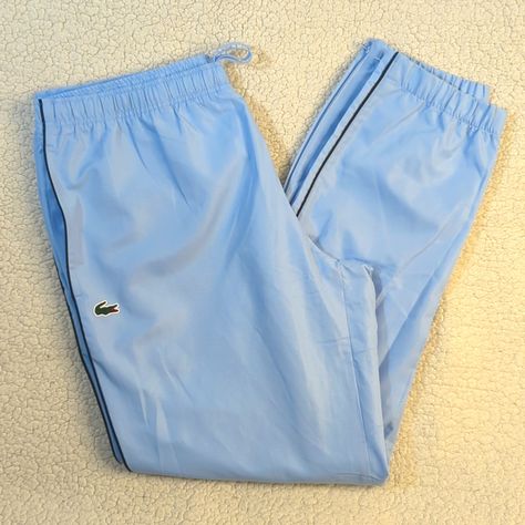 Men’s Lightweight Water-Resistant Sweatpants New Lacoste Track Suit Pants No Signs Of Wear Of Flaws. Brand New, Never Worn Or Washed! "Regular Fit" Size: 6 / Xlarge Sold Out Online! Pastel Blue See Pictures For Details And Measurements. I Get Authentic Department Store Returns (See Pictures Of Authentic Tags) That Often Show Signs Of Makeup Or Have Tags Removed. I Will Try To Identify All Valid In Listing. Plenty More Items To List. Please Let Me Know If You Have Questions!?! 2+ Items From My Cl Christmas Present List, Lacoste Pants, Custom Fitted Hats, Track Suit, Suit Pants, Pastel Blue, Fitted Hats, Department Store, Track Pants