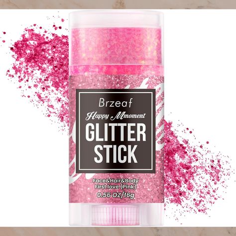 Brzeaf Waterproof Pink Glitter Stick, Shimmery & Long Lasting, Chunky Glitter for Face/Body/Hair/Eyes/Lip, Singer Concert Music Rave Festival, Glitter Stick Makeup & Face Glitter Gel for Women Men
Amazon Affiliate Glitter For Face, Glitter Stick, Stick Makeup, Face Glitter, Festival Glitter, Pink Body, Body Glitter, Rave Festival, Glitter Gel