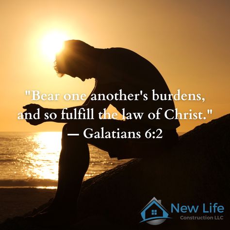 🌿 Faith Friday: Bearing Each Other's Burdens 🌿 "Bear one another's burdens, and so fulfill the law of Christ." — Galatians 6:2 (ESV) As believers, we’re called to walk alongside each other through life’s ups and downs. Galatians 6:2 reminds us that one of the most Christ-like things we can do is help carry the weight of those around us. Whether it’s through prayer, offering a listening ear, or simply being there, we have the incredible opportunity to reflect God’s love by lightening the loa... Galatians 6 2, Listening Ears, Ups And Downs, New Life, The Incredibles