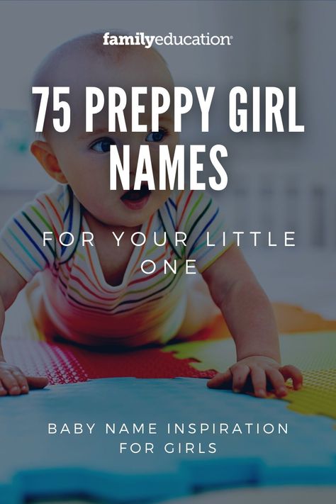 If you're looking for a baby girl name that gives off a preppy vibe, look no further than this list of 75 preppy girl names perfect for your little one! Preppy Girl Names, Preppy Baby Girl, Southern Girl Names, Preppy Names, American Preppy, List Of Girls Names, Preppy Baby, Baby Girl Name, Preppy Boys