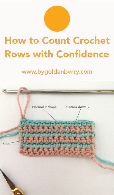 How to Count Crochet Rows with Confidence — byGoldenberry Crochet Stitch Comparison, How To Count Hdc Rows, Counting Stitches In Crochet, How To Count Crochet Rows, Train Crochet, Crochet Stitches Uk, Crochet Rows, Basic Crochet, Treble Crochet Stitch