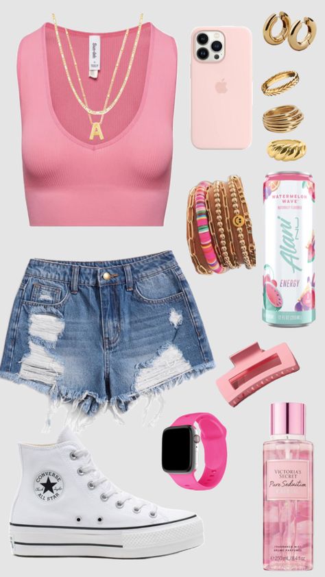 Pogue Life Outfits, Beachy Outfits, Summertime Outfits, Casual Preppy Outfits, Cute Lazy Day Outfits, Casual School Outfits, Kids Fashion Clothes, Lazy Day Outfits, Trendy Summer Outfits