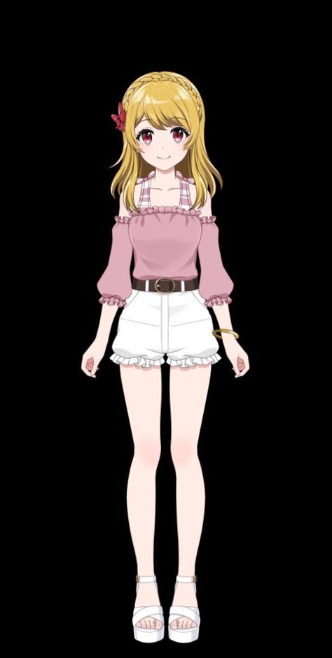 Anime Girlies Outfit, Anime Female Outfits Casual, Anime Outfits Female, D4dj Outfits, Cloth Reference, Outfits Female, Character Design Girl, Anime Clothing, Clothing Design Sketches