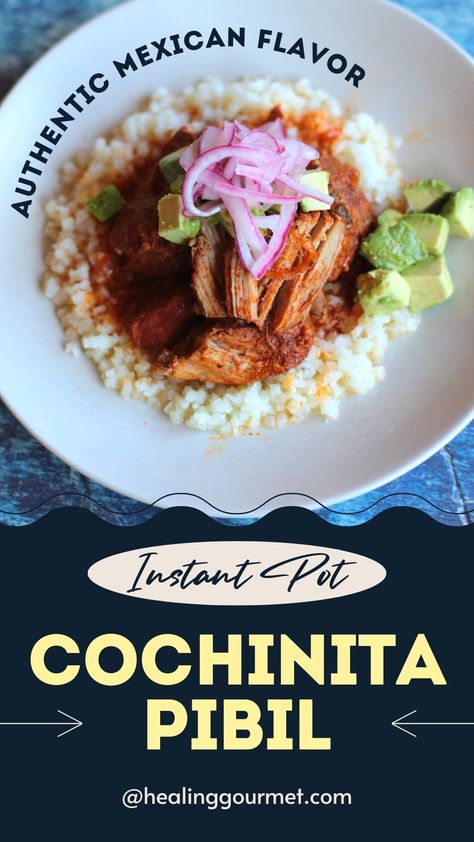 On a recent trip to our favorite upscale Mexican restaurant, I discovered a traditional dish I had never tried before. It’s called cochinita pibil – and I instantly fell in love with its flavorful blend of spices, zingy touch of citrus and slow-cooked, fall-apart pork… A few days later, I set out to create an authentic version of my own, using the ultimate time-saving and flavor-enhancing kitchen tool… the Instant Pot. In this article, I’ll share the simple, step-by-step recipe. Cochinita Pibil Recipe, Low Carb Instant Pot Recipes, Paleo Recipes Easy, Healthy Instant Pot Recipes, Instant Recipes, Delicious Dinner Recipes, Kitchen Tool, Mexican Restaurant, Flavorful Recipes