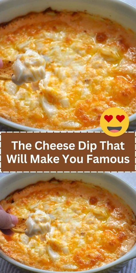 The-Cheese-Dip-That-Will-Make-You-Famous Baked Onion Dip, Mexican Cheese Dip Recipes, Cherry Cream Cheese Pie, Chip Dips, Cheese Dip Mexican, Cherry Cream Cheese, Baked Onion, Best Dip Recipes, Cheese Taco