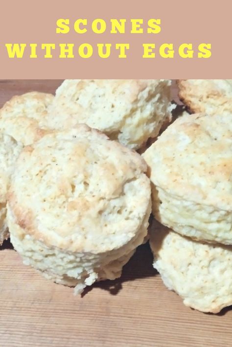 Scones Without Eggs, Eggless Scones, Scones Recipe Easy, Self Raising Flour, Scones Easy, Scones Recipe, Scone Recipe, 3 Ingredients, Scones