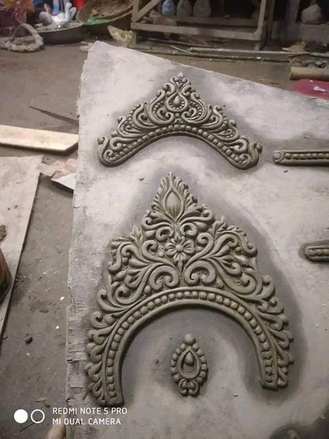 Thermocol Craft, 3d Wall Art Sculpture, Ganesh Murti, Saraswati Photo, Wood Carving Art Sculpture, Buddhist Art Drawing, Ancient Drawings, Cement Design, Fawns Deer