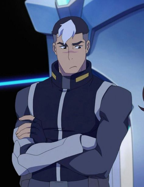 Crossing Arms, Takashi Shirogane, Shiro Voltron, Form Voltron, Voltron Ships, Voltron Fanart, Voltron Legendary Defender, Avatar The Last Airbender, Handsome Anime Guys