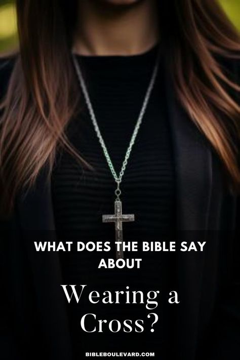 What Does the Bible Say About Wearing a Cross? Random Bible Verse, Signs From God, Faith Reminders, Bible Meaning, Walk In Faith, Bible Studying, Learn The Bible, Bible Things, Bible Topics