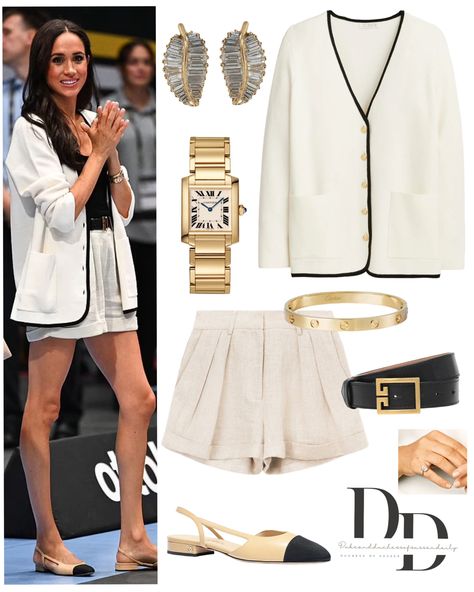 Chanel Shoes Flats Outfits, Hermes Clic H Bracelet Outfit, Chanel Slingback Flats Outfit, Chanel Slingback Outfit Casual, Hermes Kelly Gold Outfit, Cartier Tank Outfit, How To Style Slingback Shoes, Chanel Slingback Shoes Outfit, Country Club Lunch Outfit