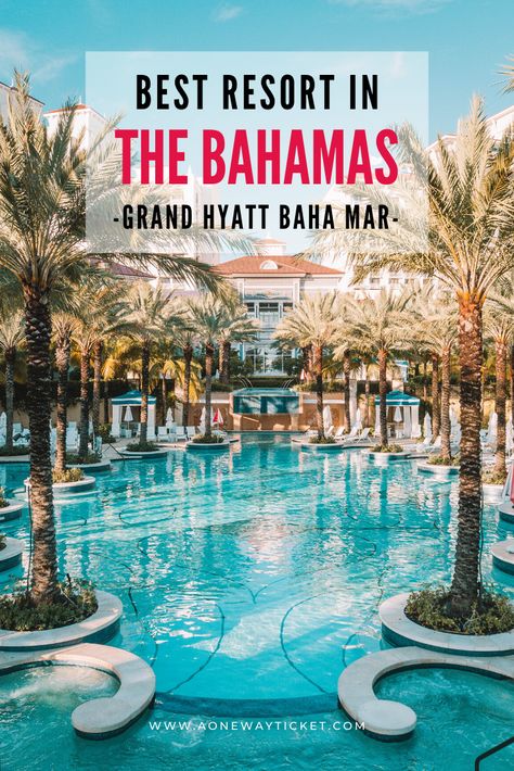 Grand Hyatt Baha Mar, Best Tropical Vacations, Bahamas Hotels, Bahamas Travel Guide, Bahamas Honeymoon, Baha Mar, Bahamas Resorts, Bahamas Travel, Paris Tour