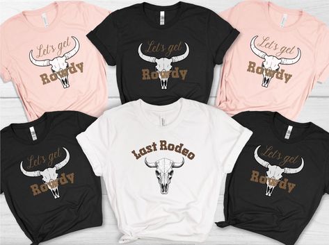 Western Rodeo Bachelorette Party Shirts Cowgirl Future Mrs Tshirt Bridesmaid Girls Group Weekend Trip Bridal Shower Gift Custom Wedding Gift Rodeo Bachelorette Party, Rodeo Bachelorette, Girls Group, Bachelorette Party Themes, Western Rodeo, Dress Appropriately, Future Mrs, Group Shirts, Custom Wedding Gifts