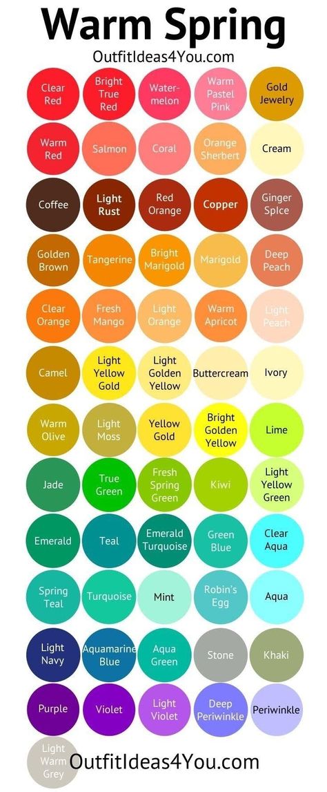 spring season palette - Google Search True Spring Palette, Warm Spring Palette, Warm Spring Color Palette, True Spring Color Palette, Warm Spring Outfits, True Spring Colors, Autumn Color Palette, True Spring, Spring Palette