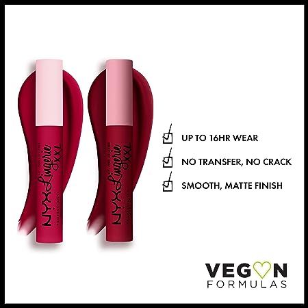 NYX PROFESSIONAL MAKEUP Lip Lingerie XXL Matte Liquid Lipstick - Pack of 2 (Sizzlin', Stamina) Nyx Lingerie Xxl Swatches, Nyx Lingerie, Nyx Professional Makeup, Makeup Lip, Matte Liquid Lipstick, Beauty Essentials, Professional Makeup, Liquid Lipstick, Nyx