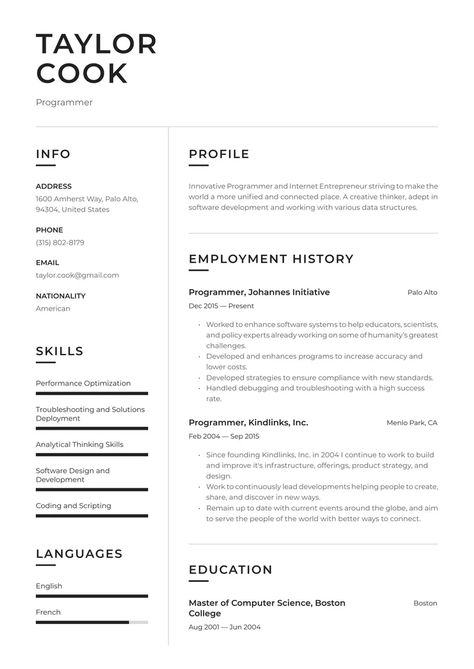 How to list special skills on your resume (100+ skills) · Resume.io Free Resume Maker, Web Designer Resume, Free Resume Builder, Resume No Experience, Engineering Resume, Writing Checklist, Functional Resume, Online Resume, Simple Resume Template